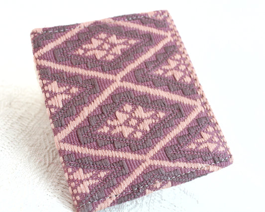 Tarjetero Estrellas Rosa Viejo