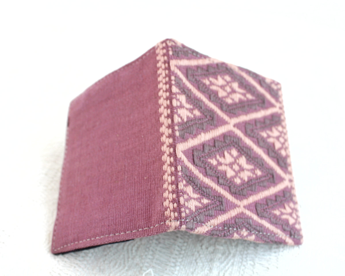 Tarjetero Estrellas Rosa Viejo