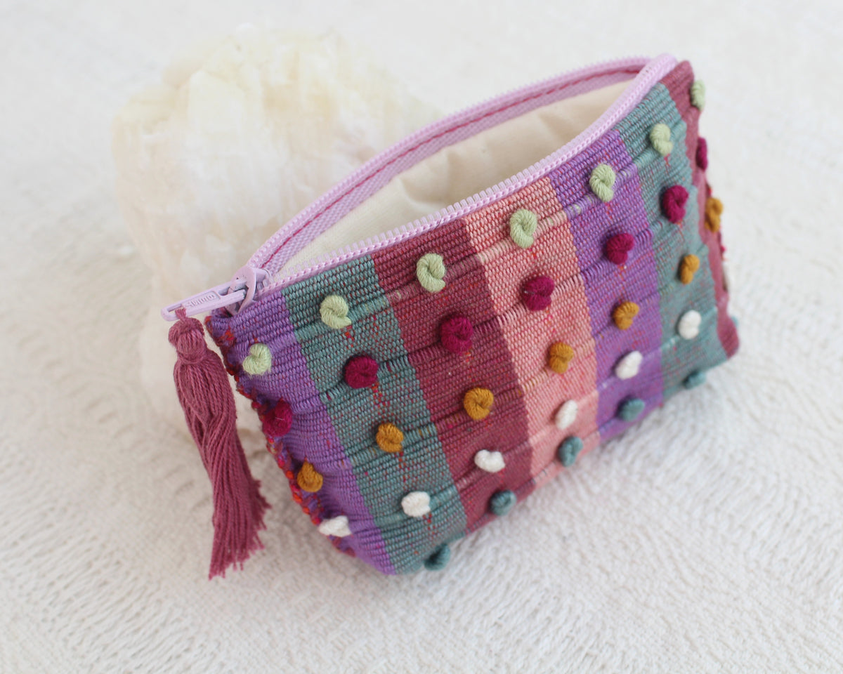 Mini Monedero Nuditos Rosa Vino Menta