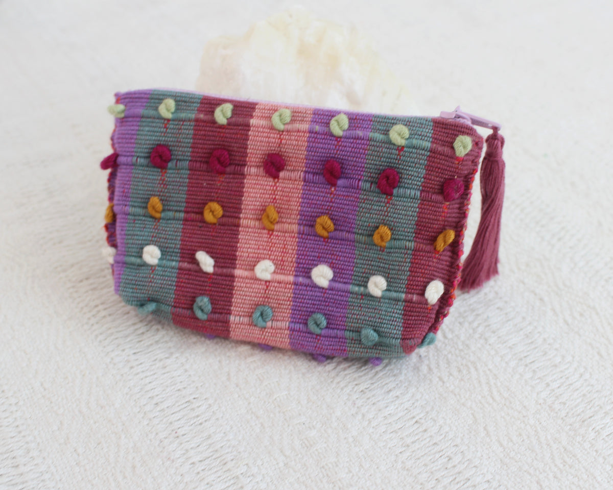 Mini Monedero Nuditos Rosa Vino Menta