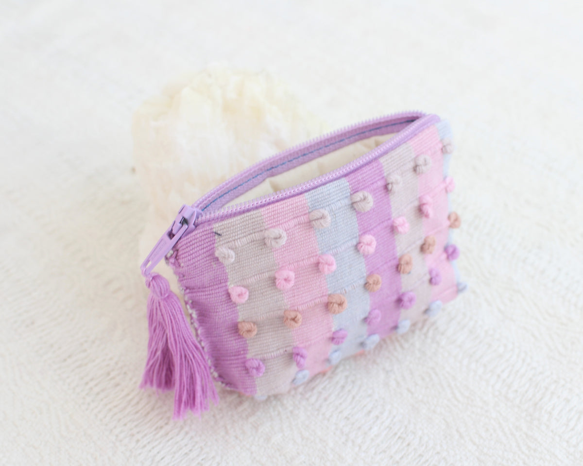 Mini Monedero Nuditos Lila Rosa Pastel