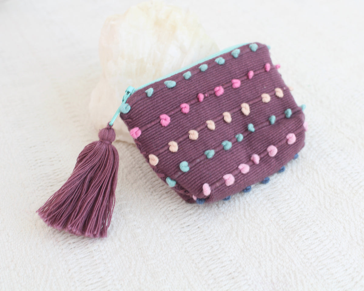 Mini Monedero Nuditos Vino Colores
