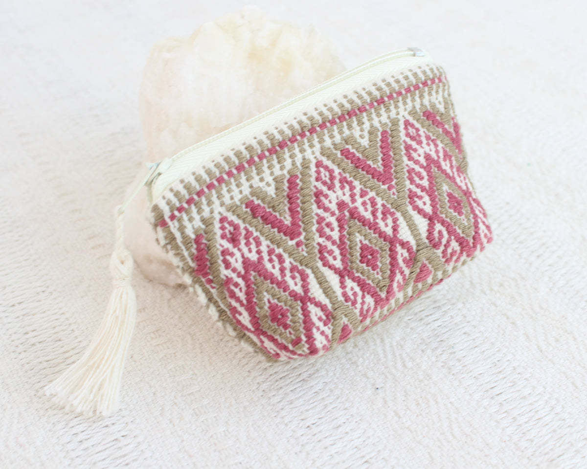 Mini Monedero Cosmos Blanco Vino