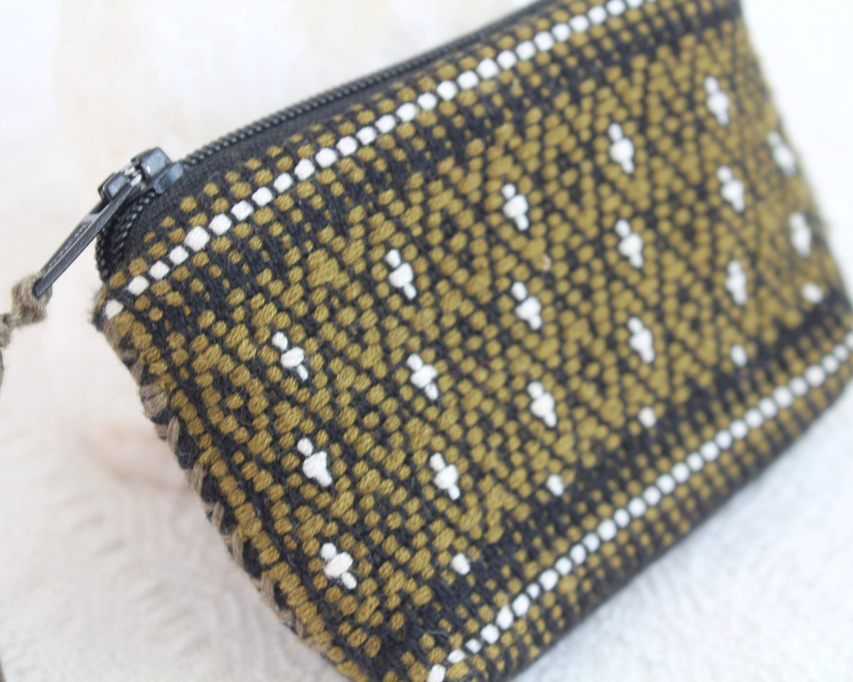 Mini Monedero Cosmos Verde Negro