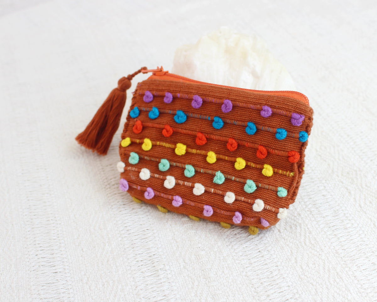 Mini Monedero Nuditos Naranja Colores