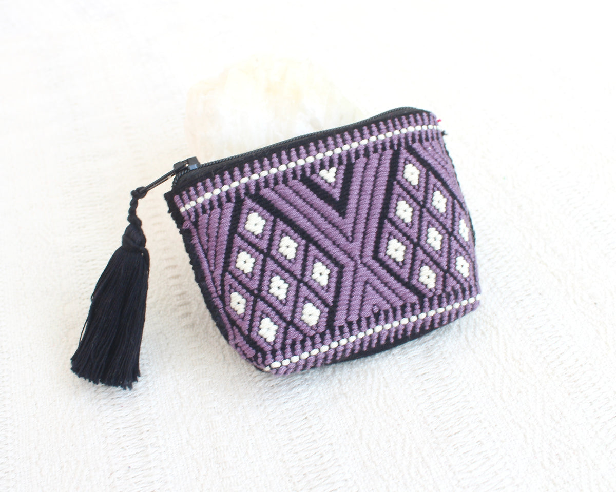 Mini Monedero Cosmos Verde Negro