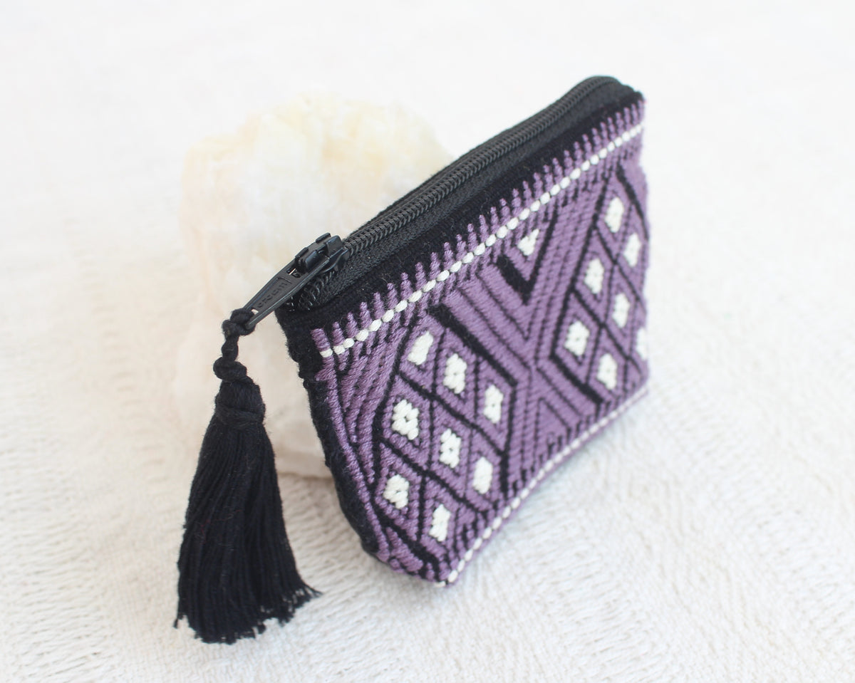 Mini Monedero Cosmos Verde Negro