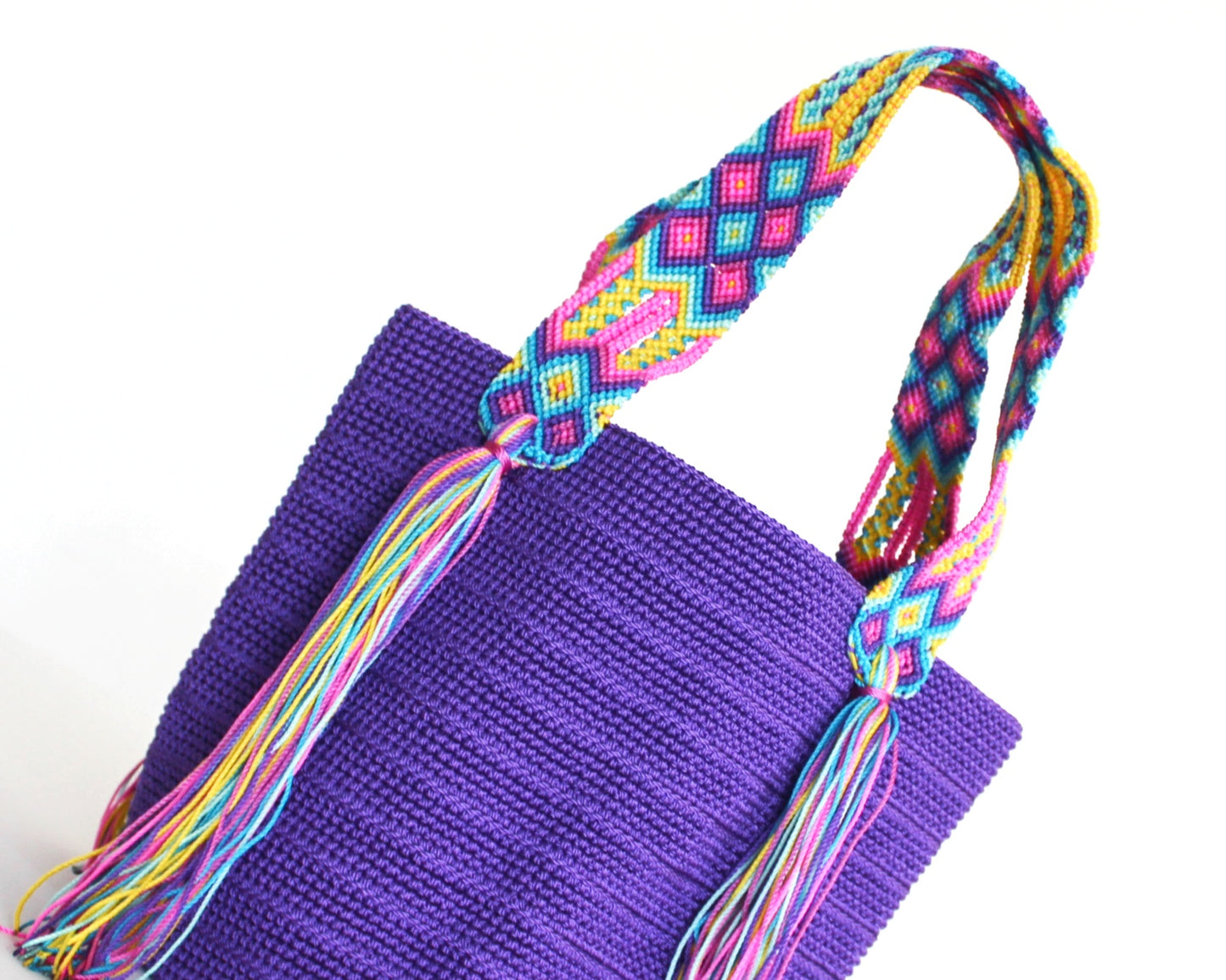 Bolso de mano Morado Colores