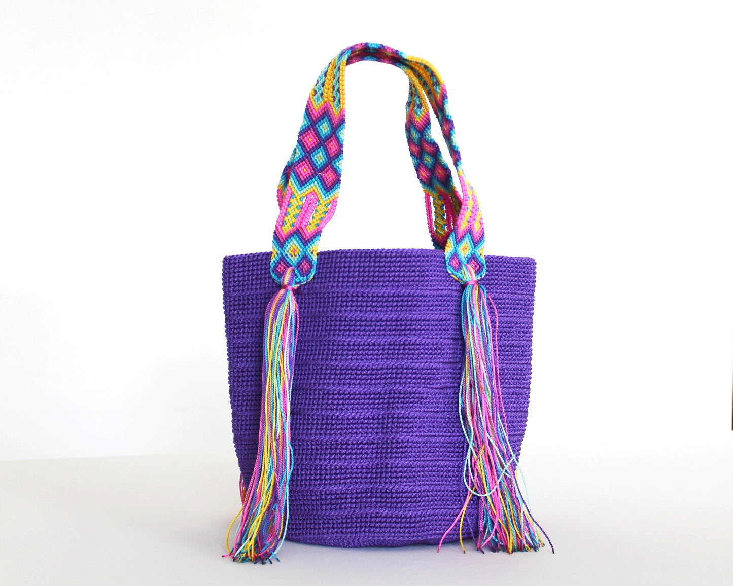 Bolso de mano Morado Colores