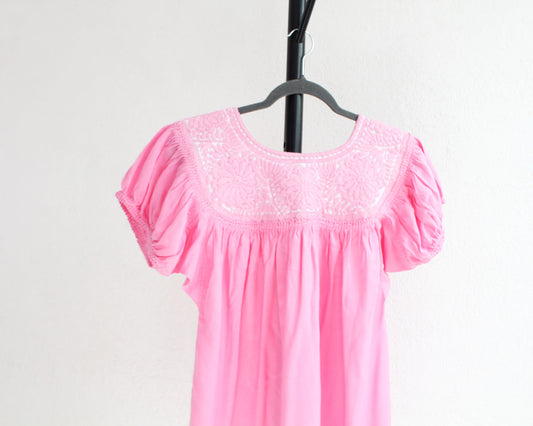 Blusa Aguacatenango Rosa Claro