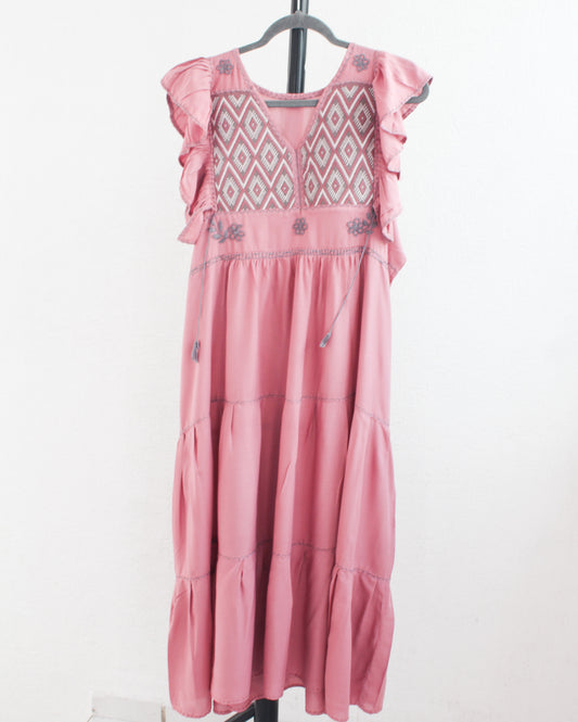 Vestido Antonia Palo de Rosa