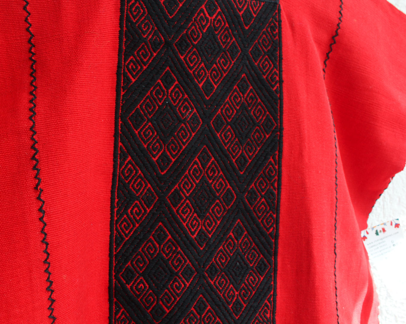 Blusa Telar de Cintura Pejel  Rojo ❤️