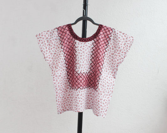 Blusa Cadenilla Flores Rosa