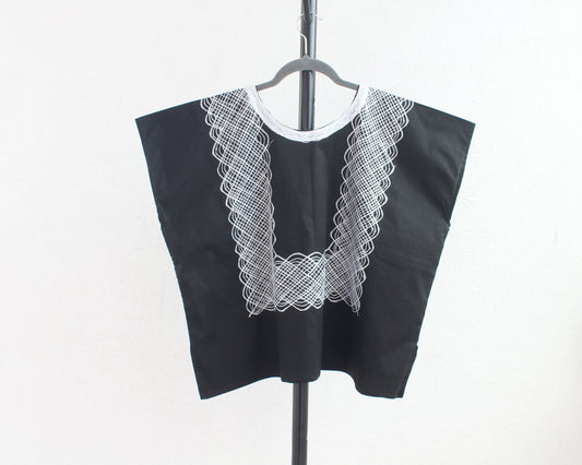 Blusa Cadenilla Negro Blanco