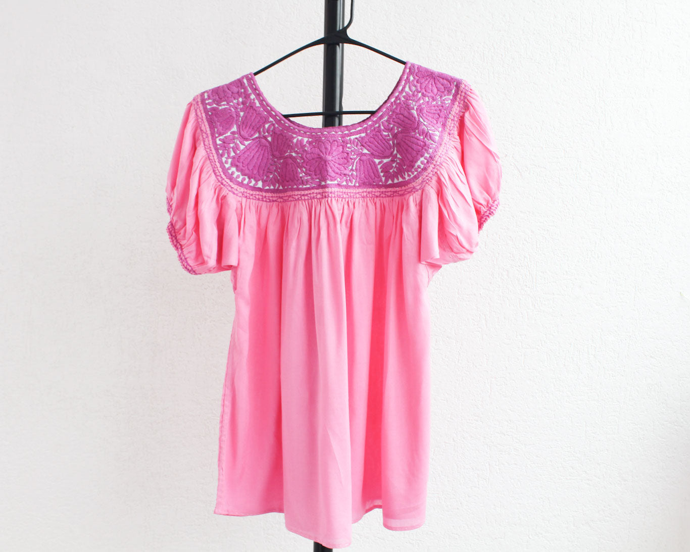 Blusa Aguacatenango Rosa Claro Fiusha