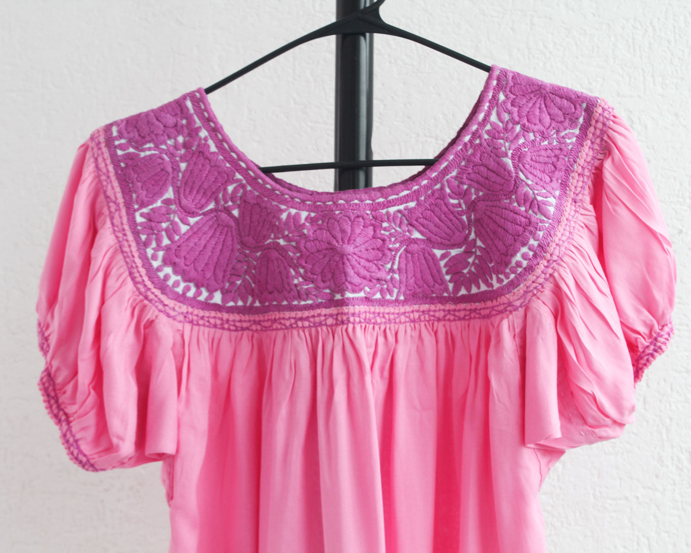 Blusa Aguacatenango Rosa Claro Fiusha