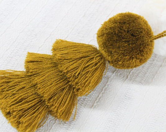 Pompon Grande Verde Olivo