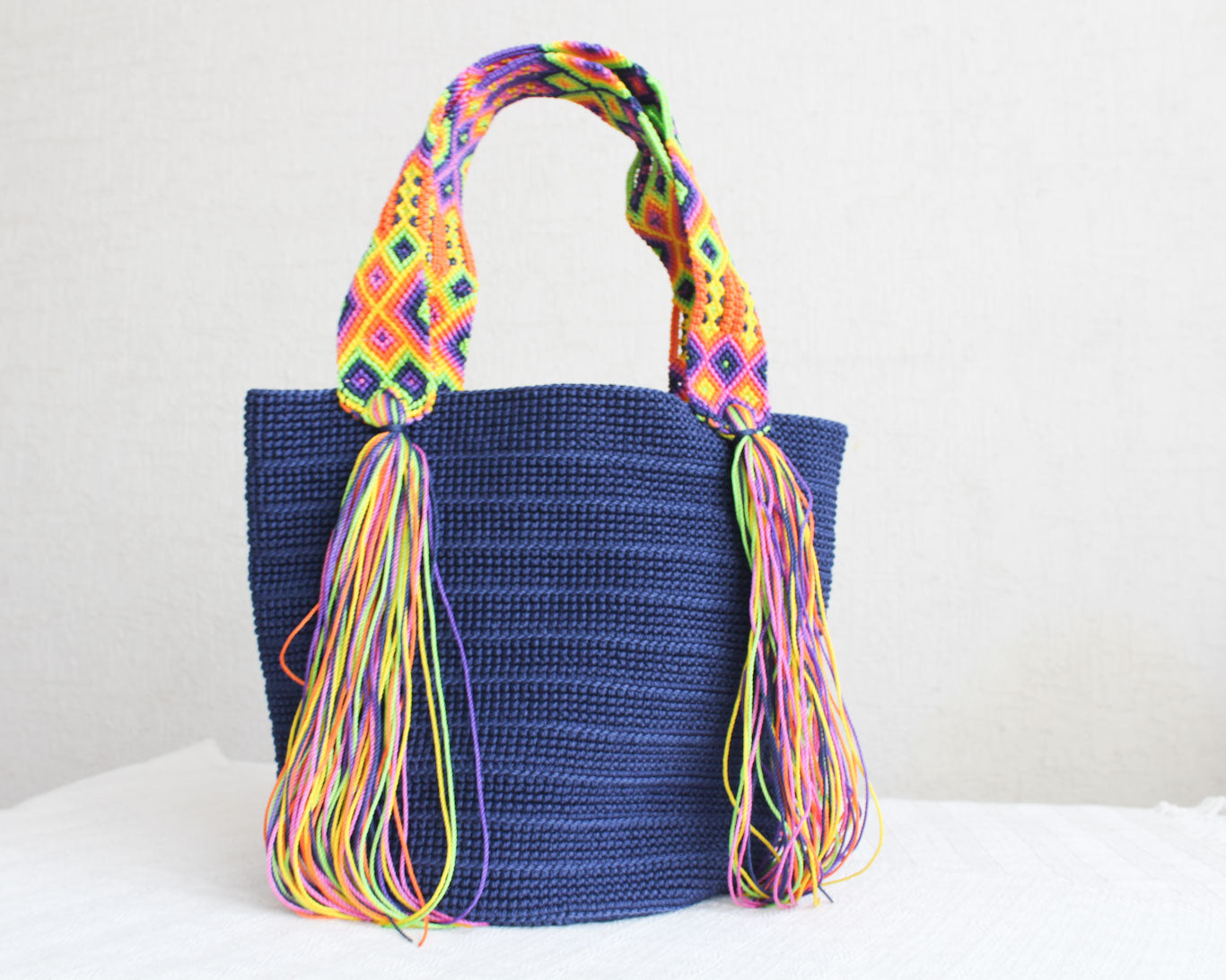 Bolso de mano Azul Marino Colores