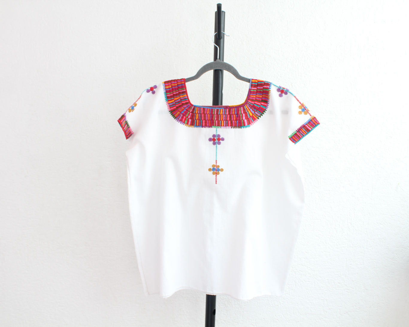 Blusa Manuela Bordada Blanco