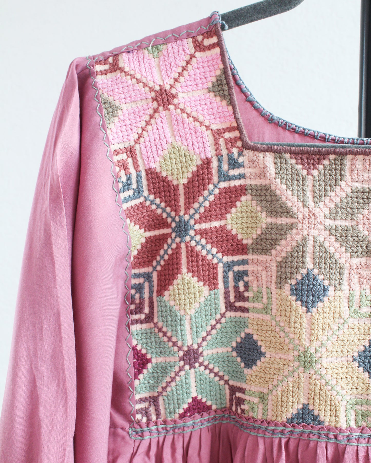 Vestido Julia Flores Palo de Rosa L / XL