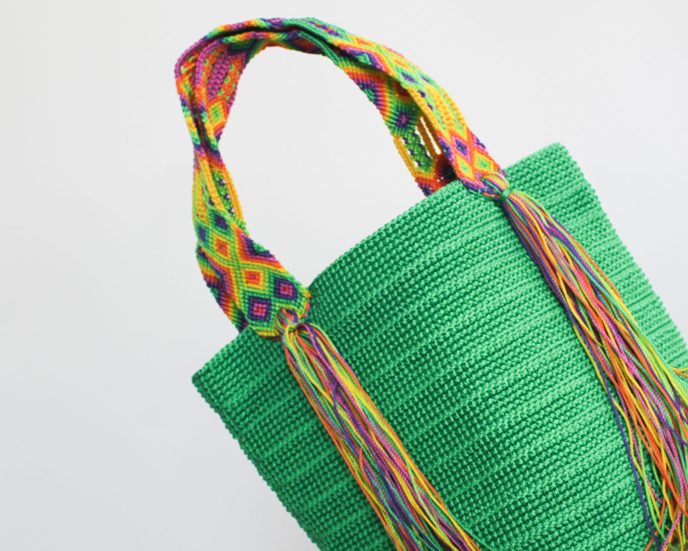 Bolso de mano Verde Colores