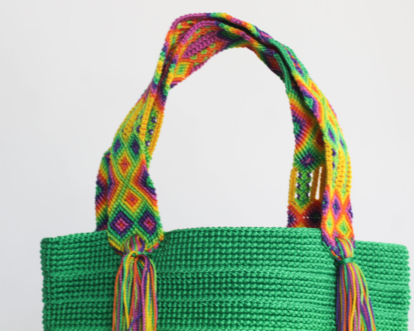 Bolso de mano Verde Colores
