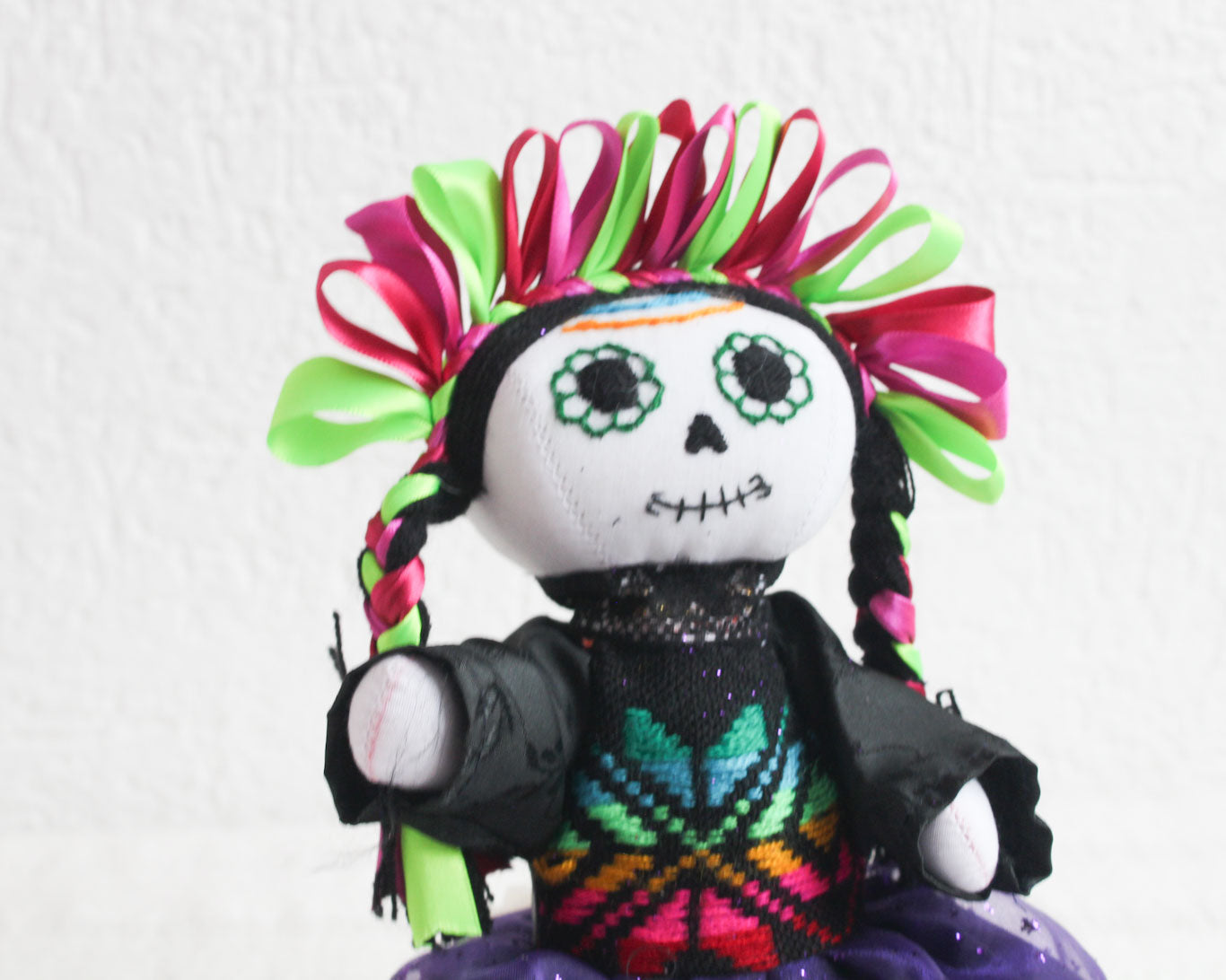 Muñeca Lelé Catrina Verde Rosa