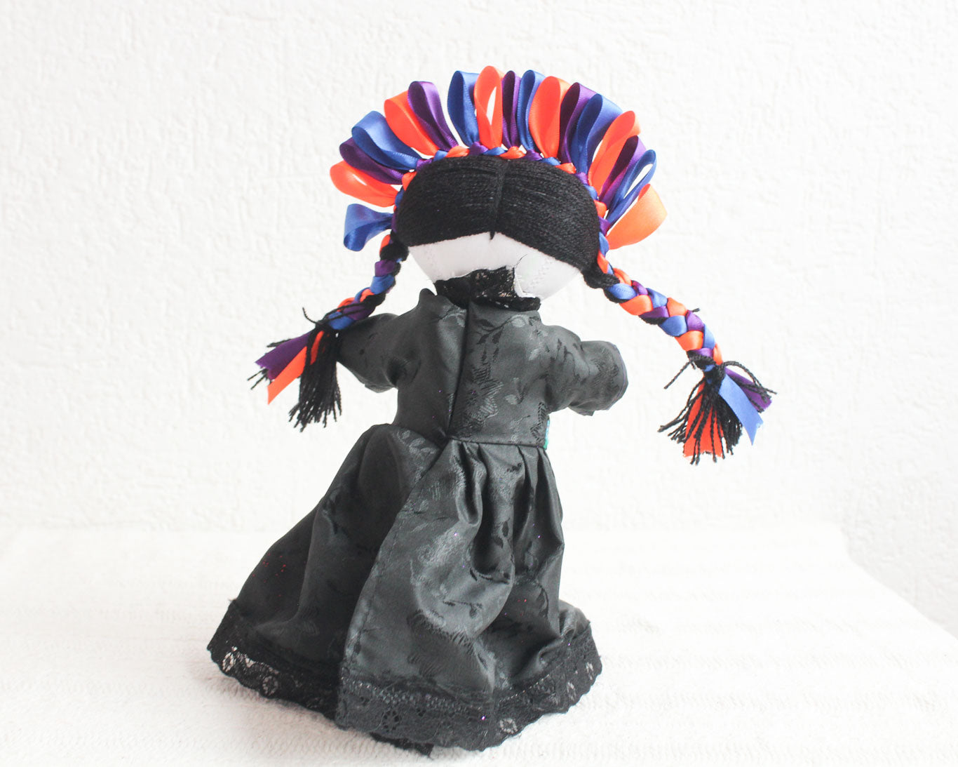 Muñeca Lelé Catrina Naranja Azul Morado