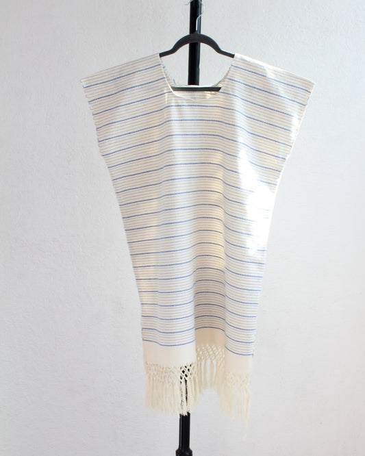 Huipil Lety Lineas Azul Unitalla