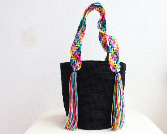 Bolso de mano Negro Colores