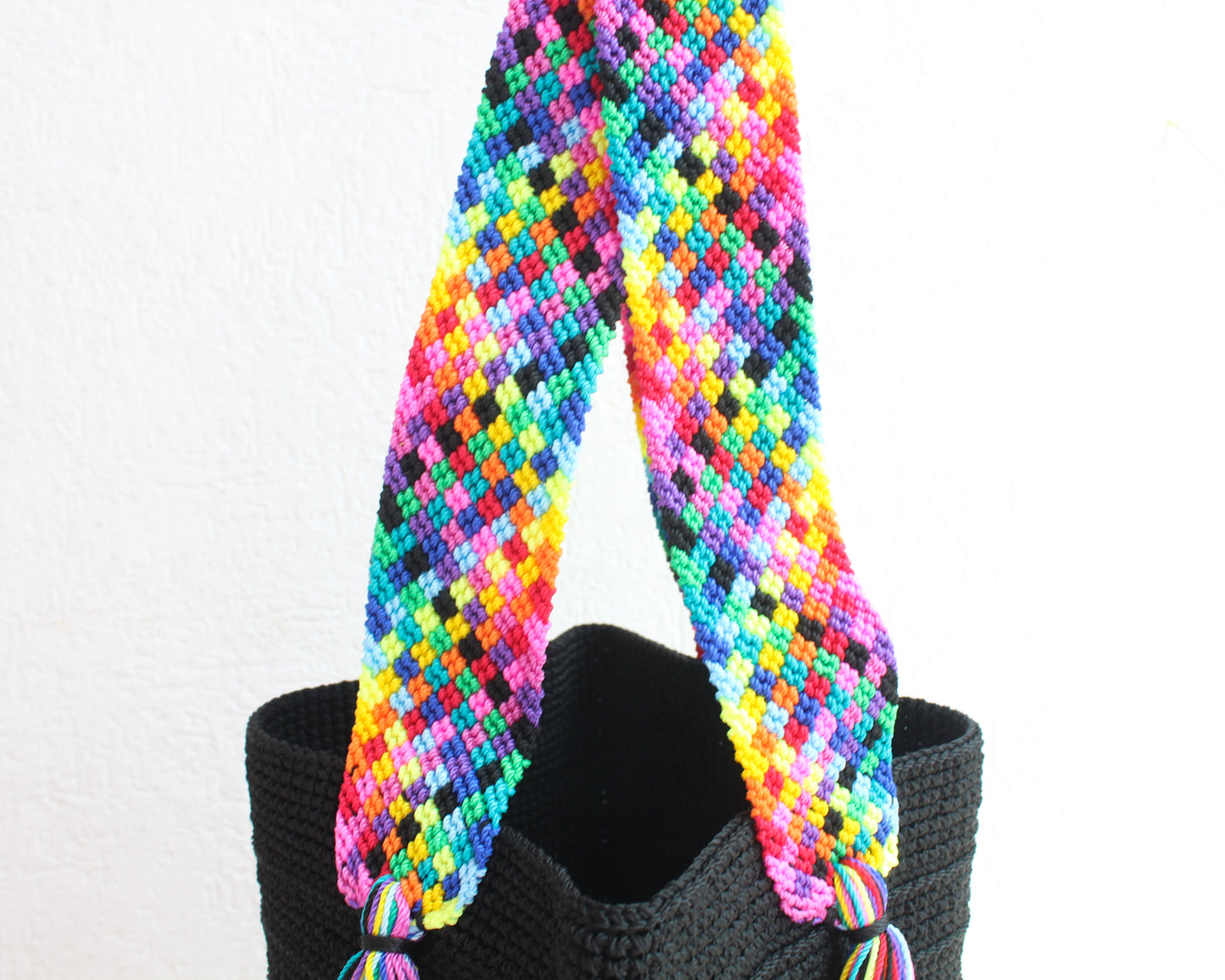 Bolso de mano Negro Colores