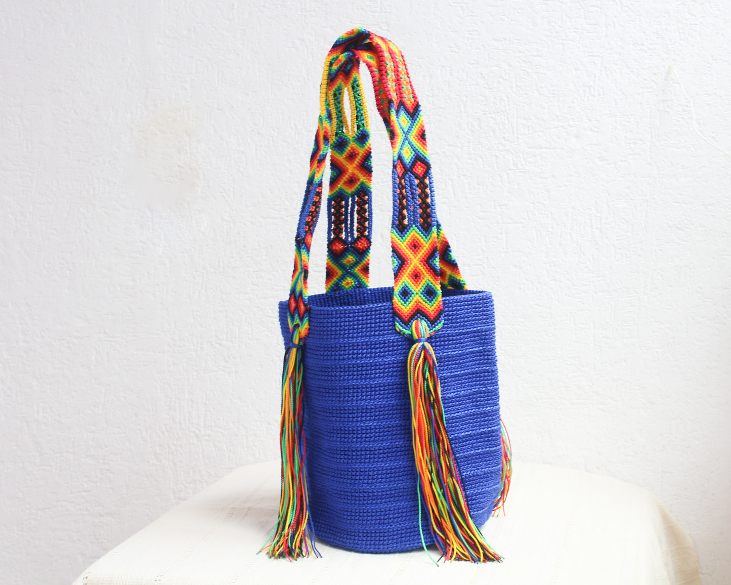Bolso de mano Azul Rey Colores