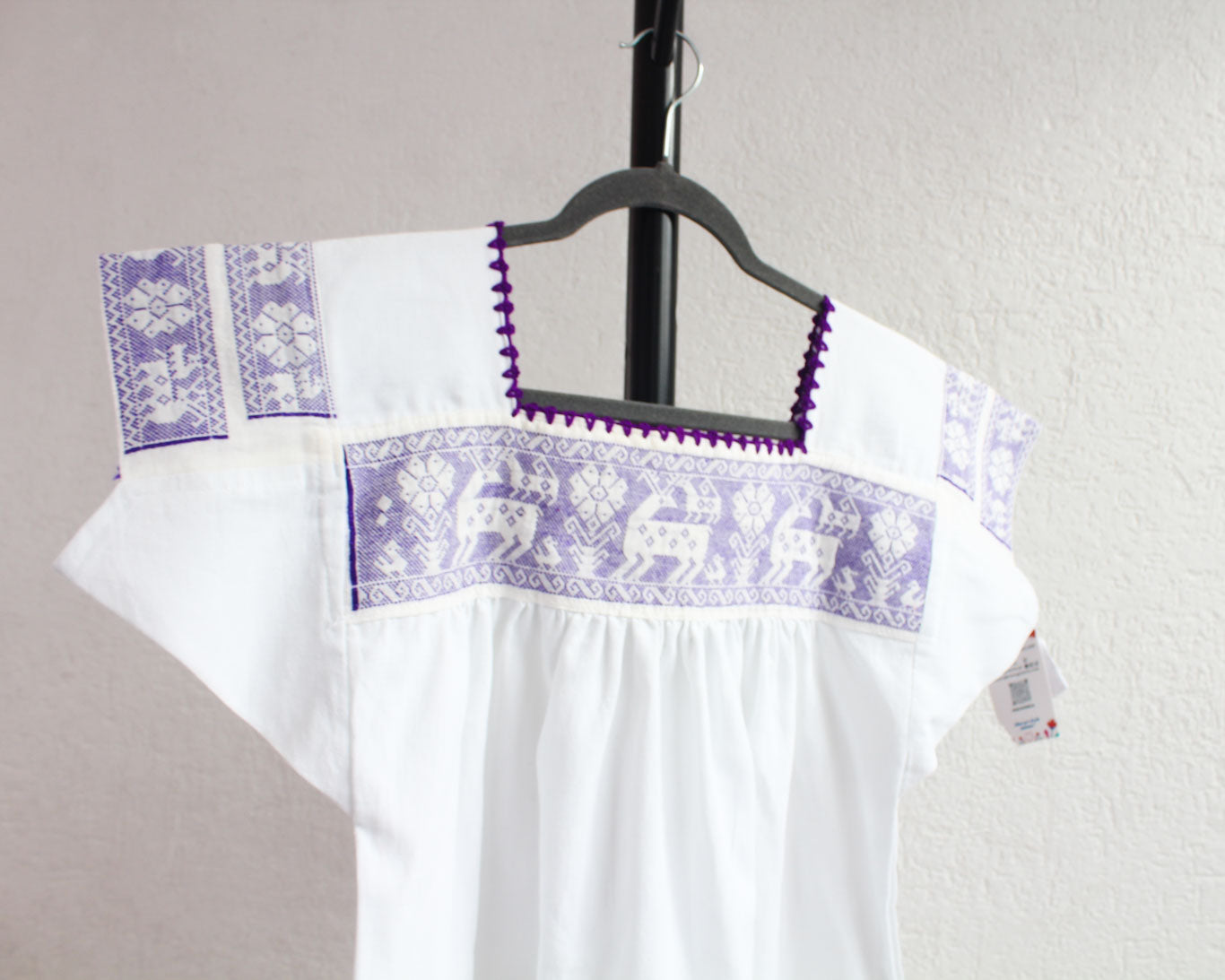 Blusa Tradicional PEPENADO Venaditos Morado