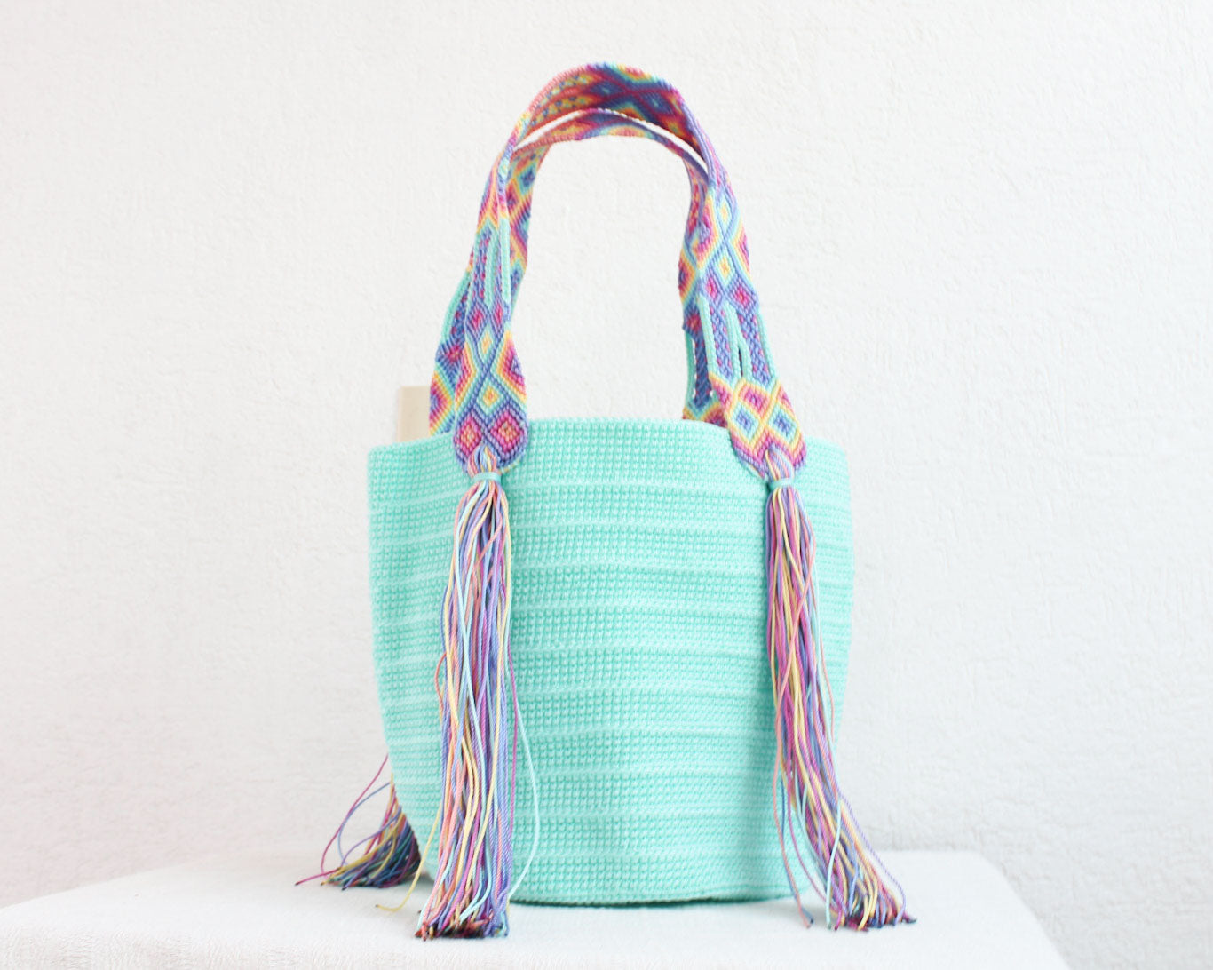 Bolso de mano Aqua Rosa Lila