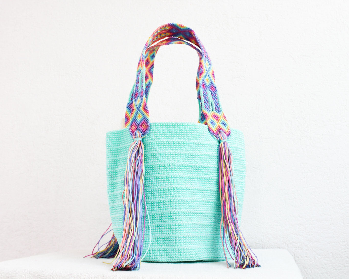 Bolso de mano Aqua Rosa Lila