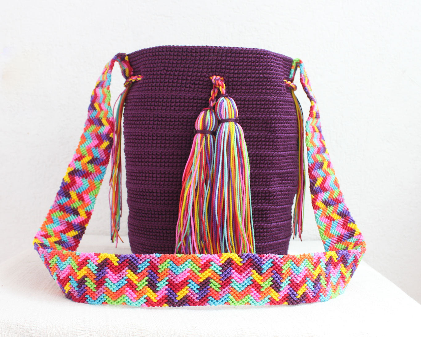 Bolso Morral Guinda Colores