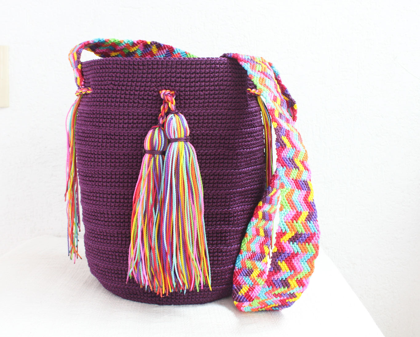 Bolso Morral Guinda Colores