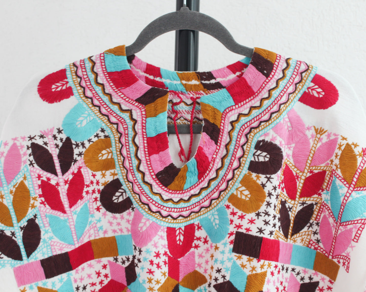 Blusa Milpa L - XL Rosa Mostaza Azul