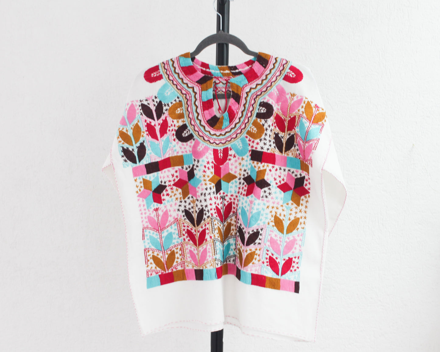 Blusa Milpa L - XL Rosa Mostaza Azul