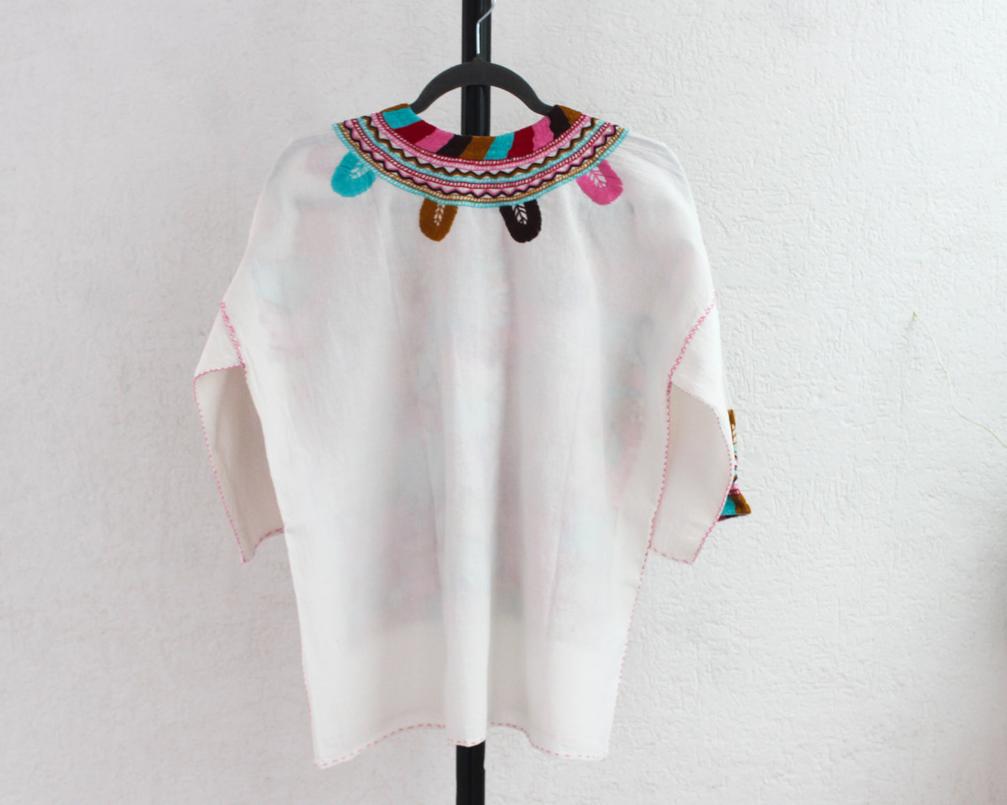 Blusa Milpa L - XL Rosa Mostaza Azul