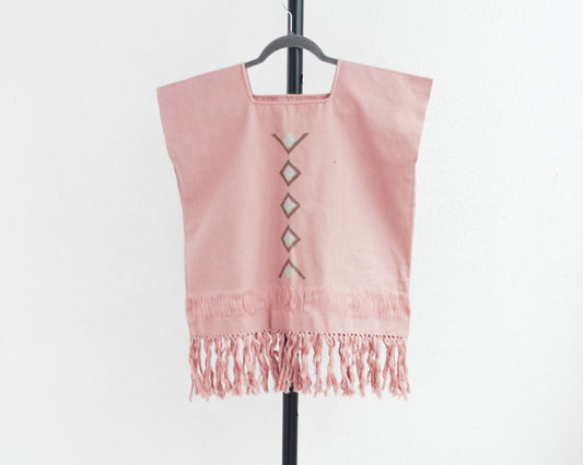 Top Lorenza Rosa Turquesa