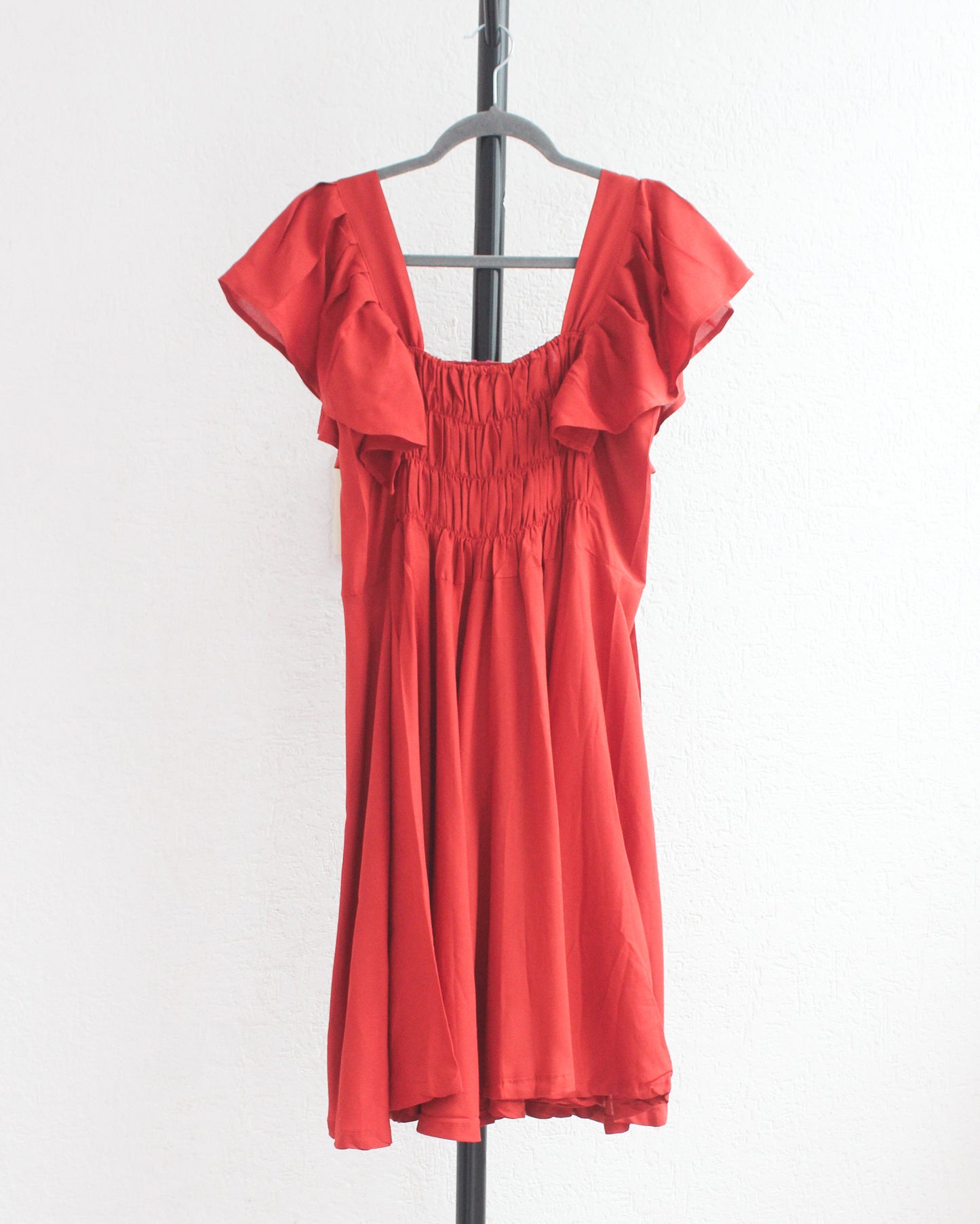 Vestido Anita Corto Nuditos Naranja