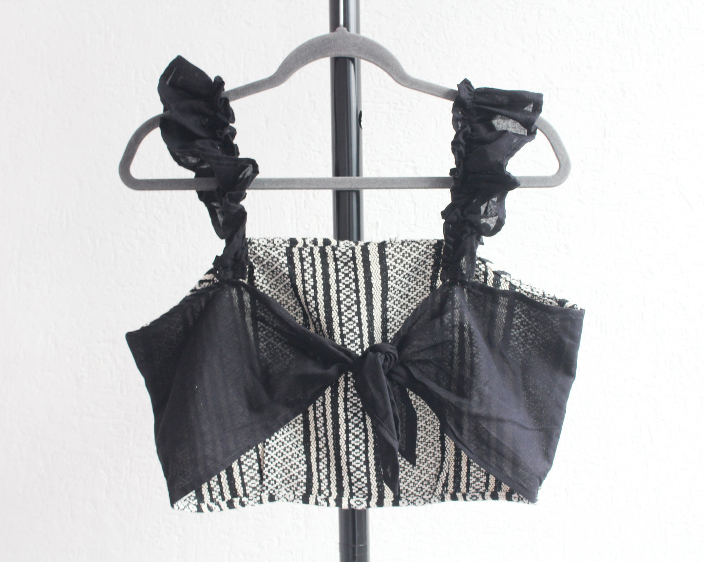 Crop Top Isabel Negro Beige