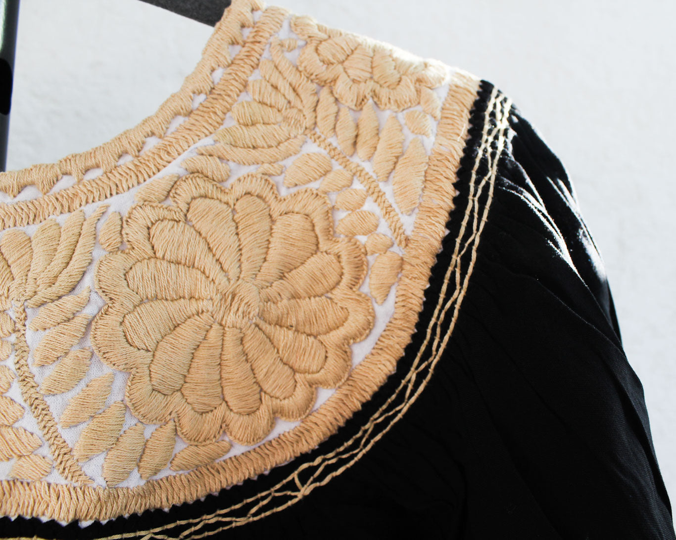 Blusa Aguacatenango Negro Beige