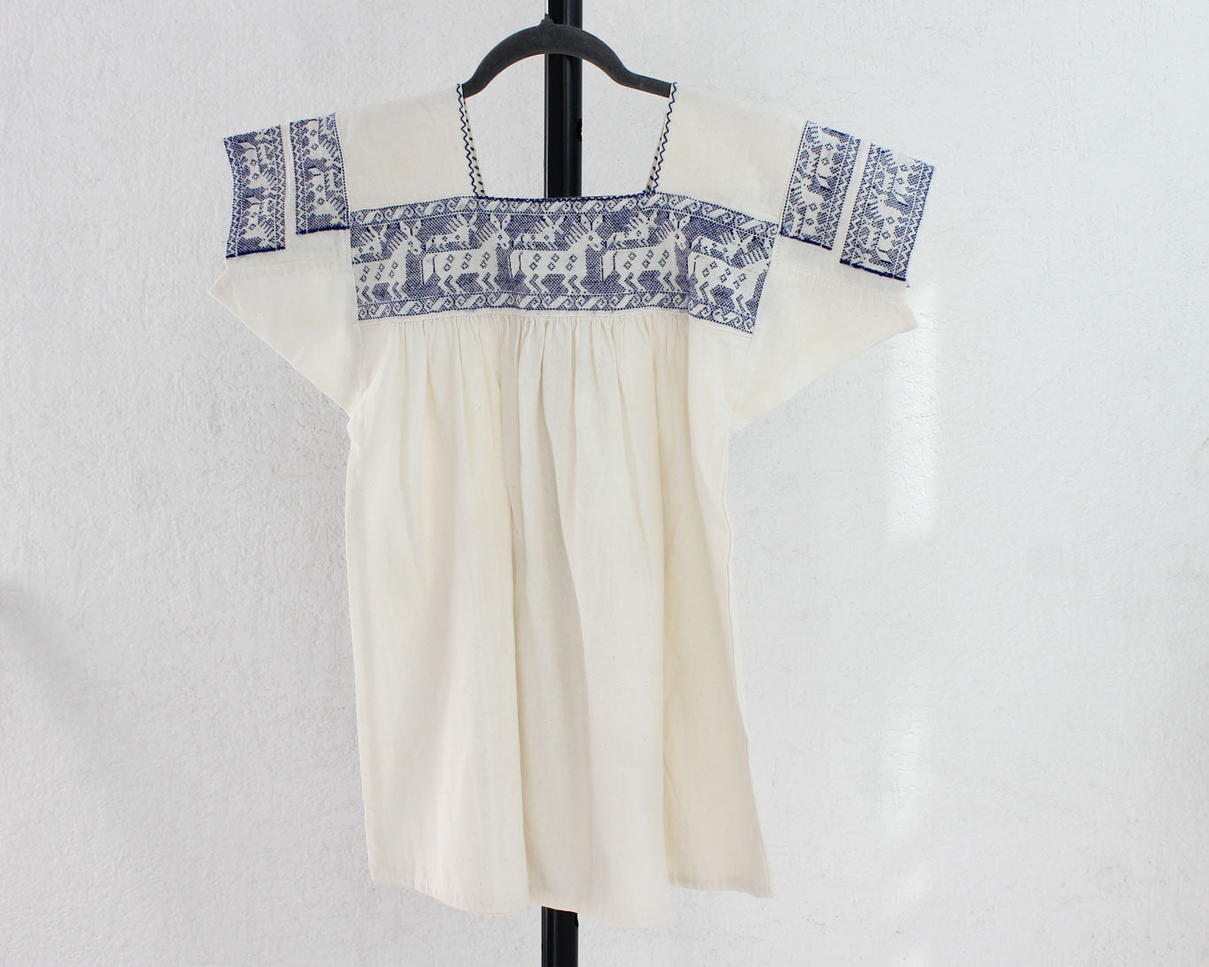 Blusa Tradicional PEPENADO Venaditos Azul M L