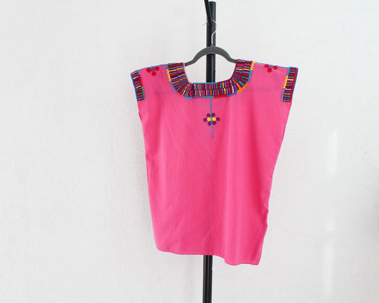 Blusa Manuela Bordada Rosa