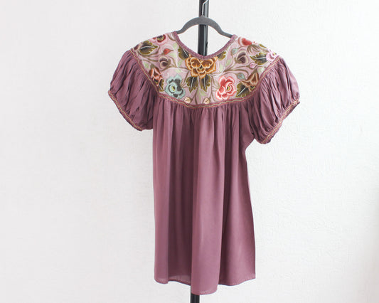 Blusa Abigail Flores Marsala XXL - XXXL