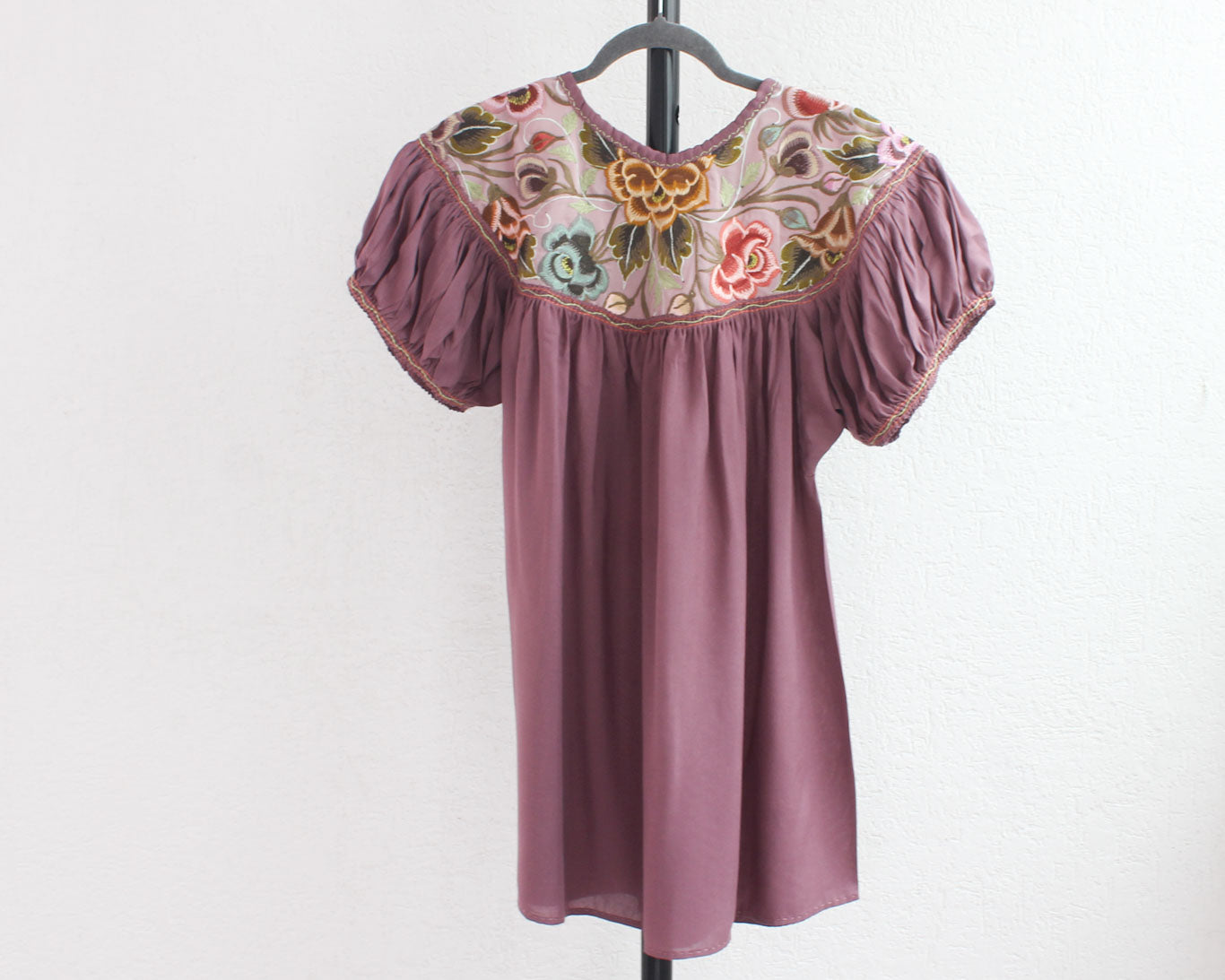 Blusa Abigail Flores Marsala XXL - XXXL