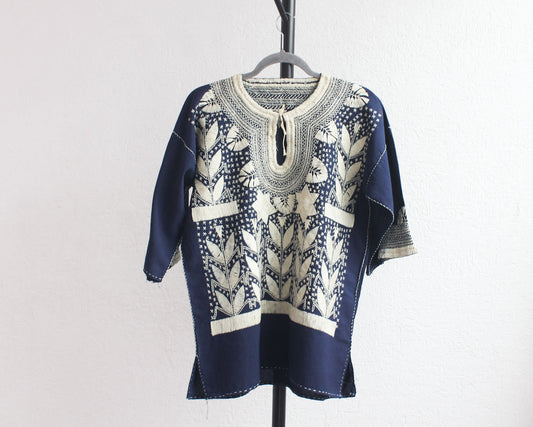 Blusa Milpa CH - M Azul Marino Perla