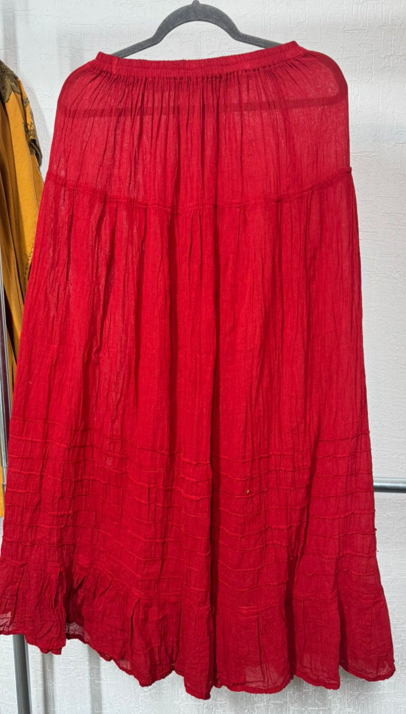 Enagua  Rojo